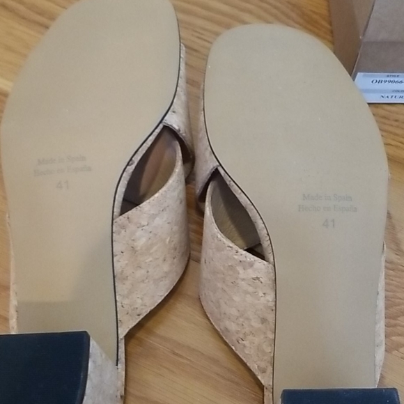 NWT Anthro cork sandals sz 41 - Picture 4 of 5